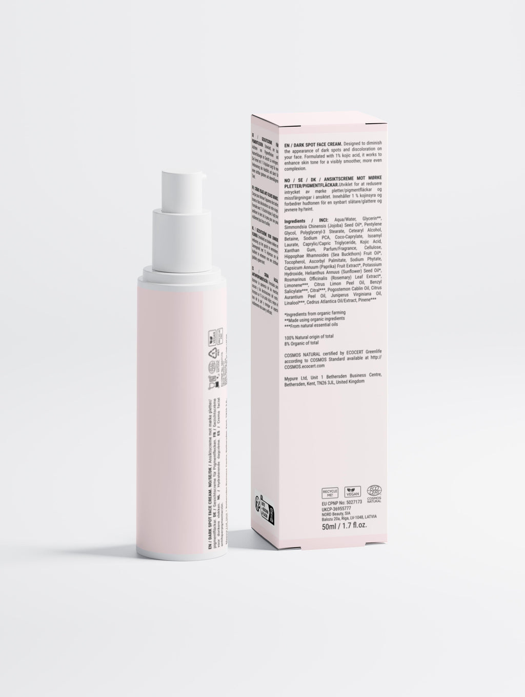 Dark Spot Face Cream with Kojic Acid
