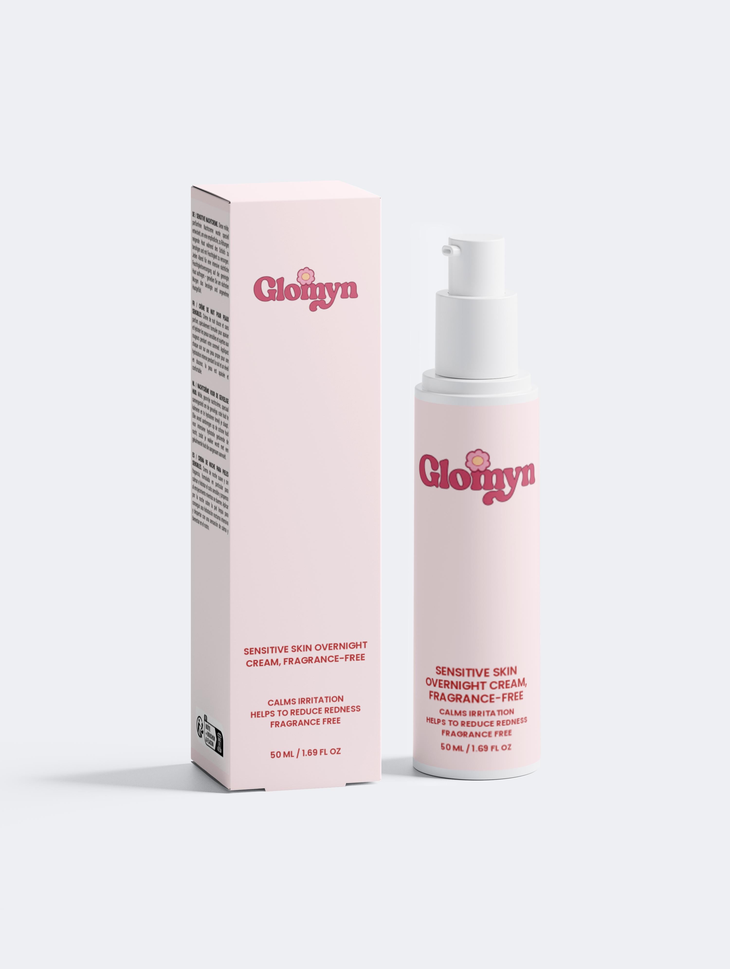 Sensitive Skin Overnight Cream, Fragrance-Free